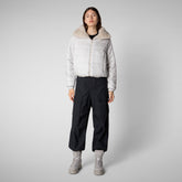 Women's jacket jeon in fog grey - Woman Faux Fur | Save The Duck