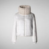 Woman's jacket jeon in fog grey | Save The Duck