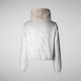 Woman's jacket jeon in fog grey | Save The Duck