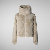 Women's jacket jeon in rainy beige | Save The Duck