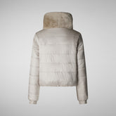 Woman's jacket jeon in rainy beige | Save The Duck