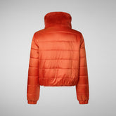 Woman's jacket jeon in maple orange | Save The Duck