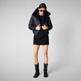 Women's jacket jeon in blue black | Save The Duck