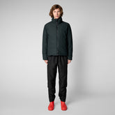 Men's Eurotium Jacket in Green Black - LEXY Collection | Save The Duck