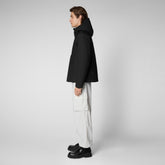 Man's Sabal Hooded Jacket in Black - Vest Man | Save The Duck