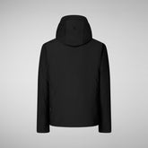 Men's Hooded Parka Sabal in Black | Save The Duck