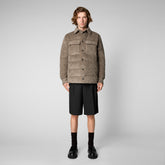 Men's Phytum Jacket in Mud Grey | Save The Duck