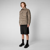 Men's Phytum Jacket in Mud Grey - Grey Collection | Save The Duck