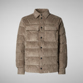 Men's Phytum Jacket in Mud Grey | Save The Duck