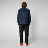 Men's Phytum Jacket in Blue Black | Save The Duck