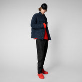 Men's Phytum Jacket in Blue Black | Save The Duck