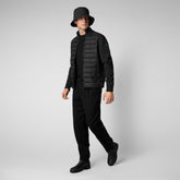 Men's Sedum Jacket in Black - Layering Collection | Save The Duck