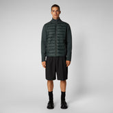 Men's Sedum Jacket in Green Black - Layering Collection | Save The Duck