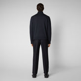 Men's Sedum Jacket in Blue Black | Save The Duck