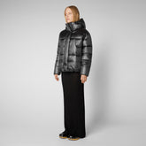 Women's Aimie Puffer Jacket in Black - Women's Collection | Save The Duck