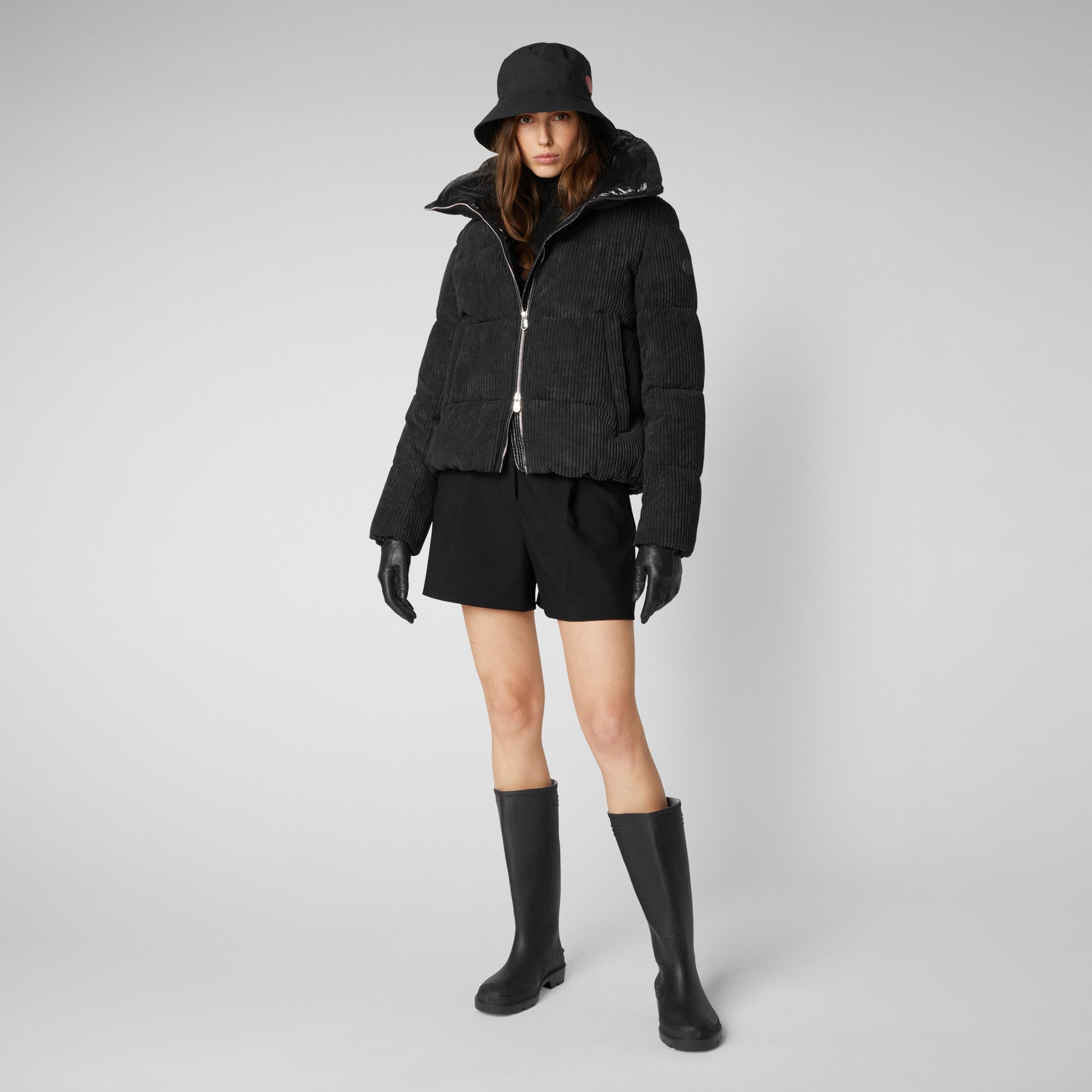 Women's Annika Jacket in Black - Save The Duck