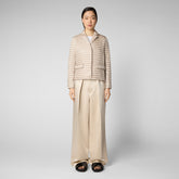 Women's Iva Shirt Jacket in Sand Beige - Beige Collection | Save The Duck