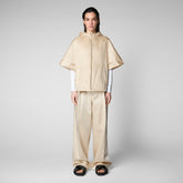 Doudoune à capuche Auri pour femme en beige Shore - Collection de vestes | Sauvez le canard