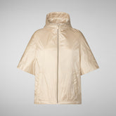 Women's Auri Hooded Puffer Jacket in Crystal Grey | Save The Duck