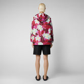 Women's Niam Jacket in Frangipani Fuschia - All Save The Duck Products | Save The Duck
