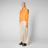 Women's Lana Jacket in Sunshine Orange - Recycled Collection | Save The Duck