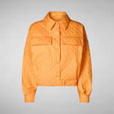 Women's Lana Jacket in Sunshine Orange | Save The Duck
