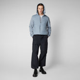 Men's Dare Hooded Sweater Jacket in Rain Grey - Men's Sale | Save The Duck