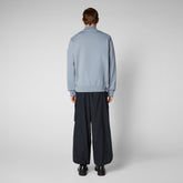 Men's Indio Sweater Jacket in Rain Grey - Spring Summer 2024 Men's Collection | Save The Duck
