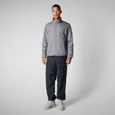 Man's Roland Jacket in Mid Grey - Men's Icons | Save The Duck