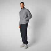 Man's Roland Jacket in Mid Grey | Save The Duck