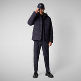 FINNIAN: VESTE SAVE THE DUCK MAN en WULY en BLEU NOIR - Man bureau | Save The Duck