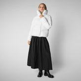 FELICITY : VESTE FEMME SAVE THE DUCK en EDEL en blanc - Collection Blancs d'hiver | Sauvez le canard