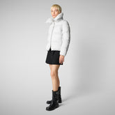 FELICITY : VESTE FEMME SAVE THE DUCK en EDEL en GRIS BROUILLARD - Fashion Woman | Sauvez le canard