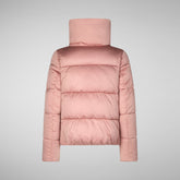 Woman's animal free puffer jacket Felicity in MISTY ROSE | Save The Duck