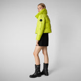 HEIDI : VESTE FEMME SAVE THE DUCK en LUCK en LICHEN GREEN - Fashion Woman | Sauvez le canard