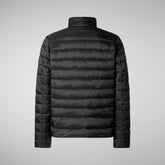 Man's animal free puffer jacket idris in black | Save The Duck