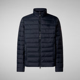 Man's animal free puffer idris in blue black | Save The Duck