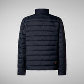 Man's animal free puffer idris in blue black | Save The Duck