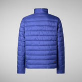 Men's animal free Puffer idris in gentian blue | Save The Duck