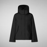 Woman's jacket Oriane in black | Save The Duck