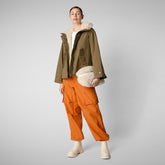 Woman's jacket Oriane in husk green - Fashion Woman | Save The Duck