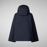 Woman's jacket Oriane in blue black | Save The Duck