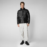 Men's animal free Puffer jacket Holden in black - Mens' Fashion Collection | Save The Duck