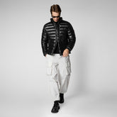 Men's animal free Puffer jacket Holden in black - Mens' Fashion Collection | Save The Duck