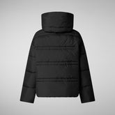 Women's animal free puffer jacket keri in black | Save The Duck