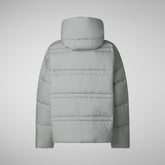 Women's animal free puffer jacket keri in wolf grey | Save The Duck