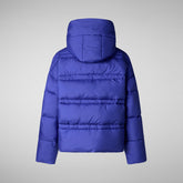 Women's animal free puffer jacket keri in gentian blue | Save The Duck