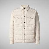 Men's jacket Magnus in rainy beige | Save The Duck