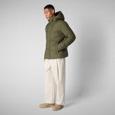 Men's jacket Bennet in sherwood green | Save The Duck