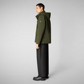 Man's jacket trenton in land green | Save The Duck